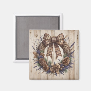 Pinecone Wreath Magnet