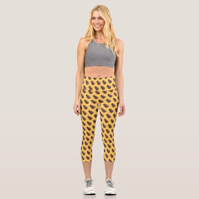 Pinecones Capri Leggings (Vorderseite)