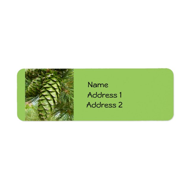 Pinecones Custom Labels (Vorne)