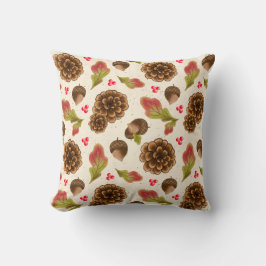 Pinecones Herbst- und Walddesign Kissen