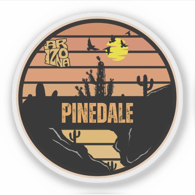 Pinedale, Arizona Aufkleber (Vorderseite)