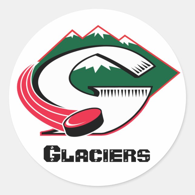Pinedale Glaciers Helmet Sticker (Vorderseite)