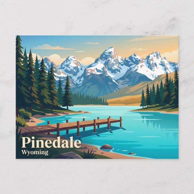 Pinedale USA Postkarte (Vorderseite)