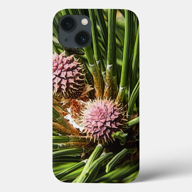 Pineflower Case-Mate iPhone Hülle (Rückseite)