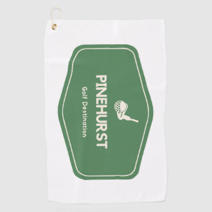 Pinehurst North Carolina Golf Zielort Golfhandtuch