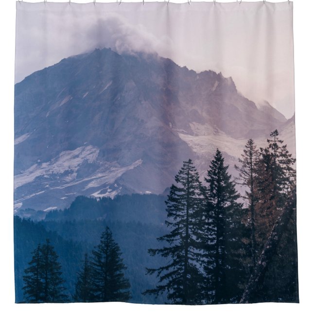 PINENBÄUME DUSCHVORHANG (Vorderseite)