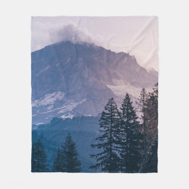 PINENBÄUME FLEECEDECKE (Vorderseite)