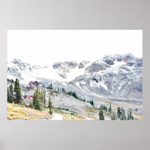 PINENBÄUME IN DER NÄHE VON SCHNEEBERG POSTER