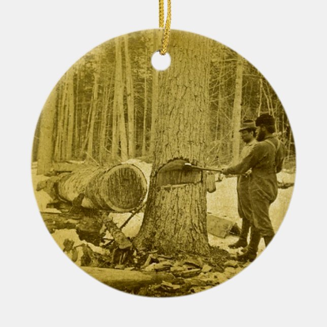 Pineries von Brüdern Saginaw MI Michigans Keramik Ornament (Vorne)