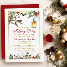 Pines Poinsettia Holiday Party Gold