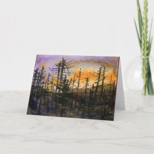 Pinescape-Grußkarte Karte