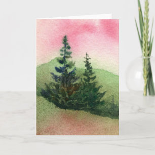 Pinescape-Grußkarte Karte