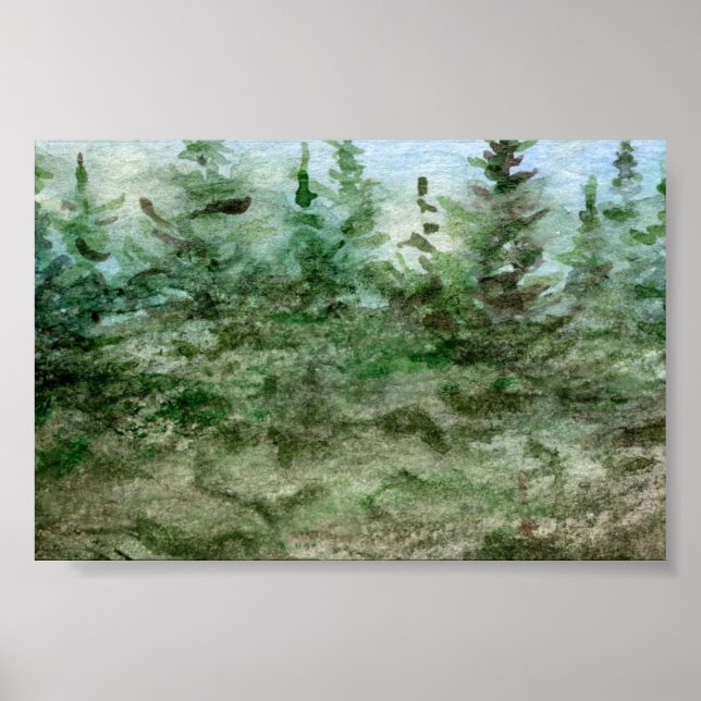 Pinescape Mini-Poster Poster (Vorne)