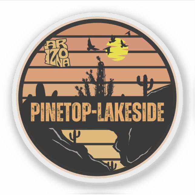 Pinetop-Lakeside, Arizona Aufkleber (Vorderseite)