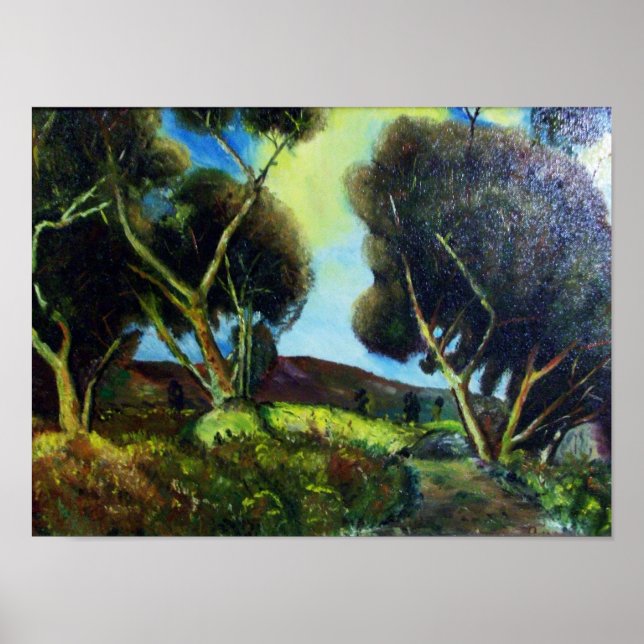 PINEWOOD IN DER Toskana Poster (Vorne)