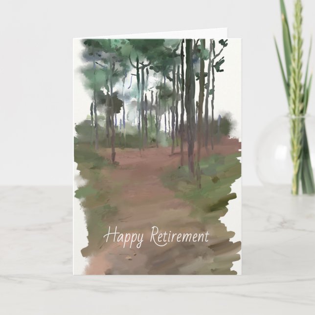 Pinewood Retirement Card Karte (Vorderseite)