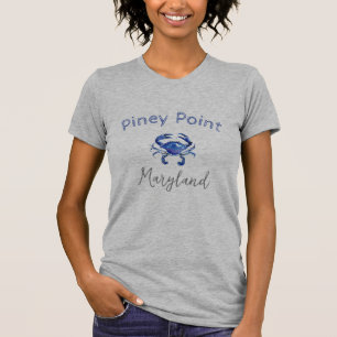 Piney Point blaue Krabbe. T-Shirt