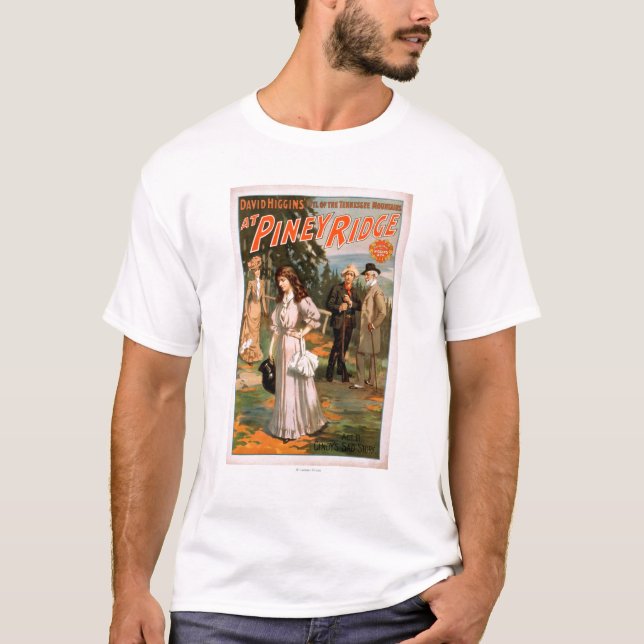 Piney Ridge "Idyl der Tennessee-Berge " T-Shirt (Vorderseite)