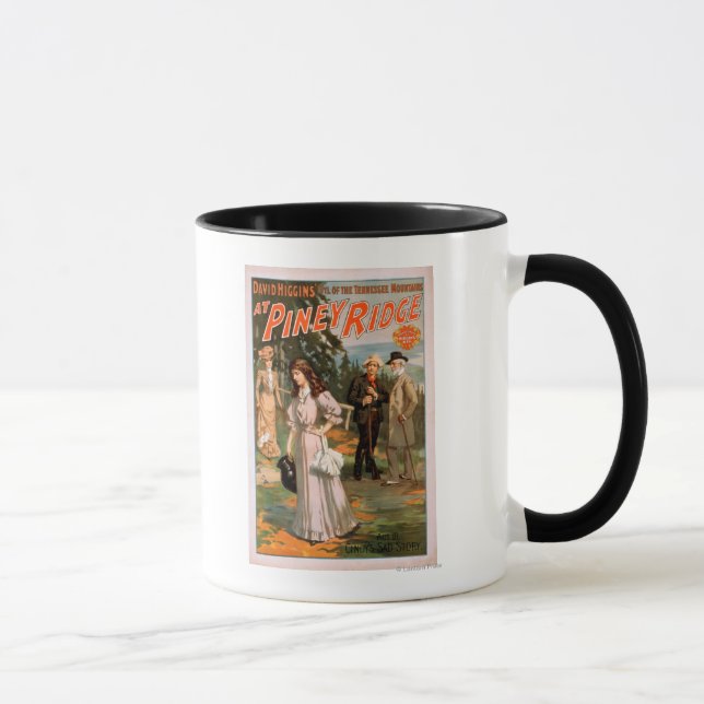 Piney Ridge "Idyl of the Tennessee Mountains" Tasse (Rechts)