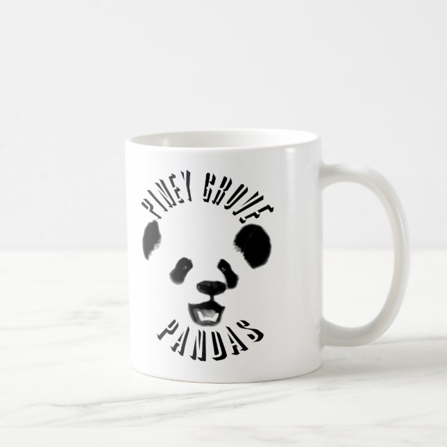 Piney Waldungs-Pandakaffee-Tasse Kaffeetasse (Rechts)