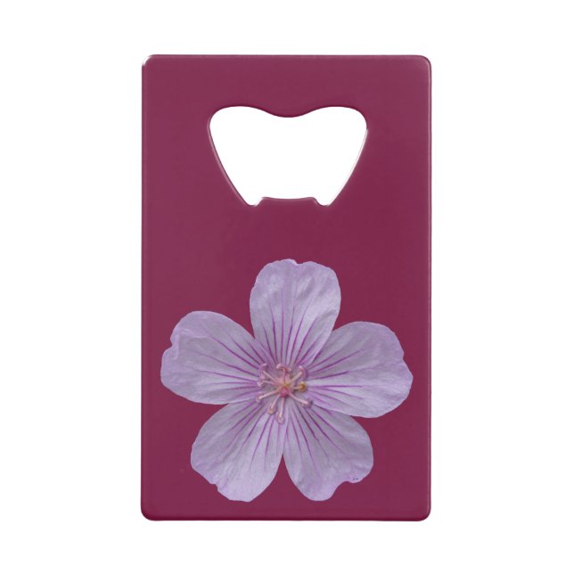 Pineywood Geranium #1 Geldbeutel Flaschenöffner (Vorderseite)