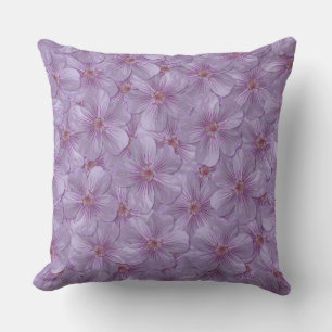 Pineywood Geranium Nahtloses Muster Kissen