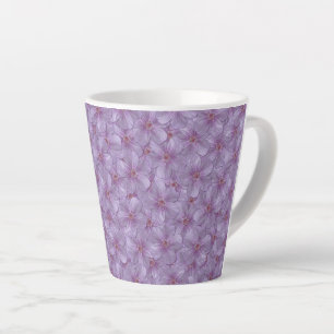 Pineywood Geranium Nahtloses Muster Milchtasse