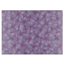 Pineywood Geranium Nahtloses Muster Schneidebrett