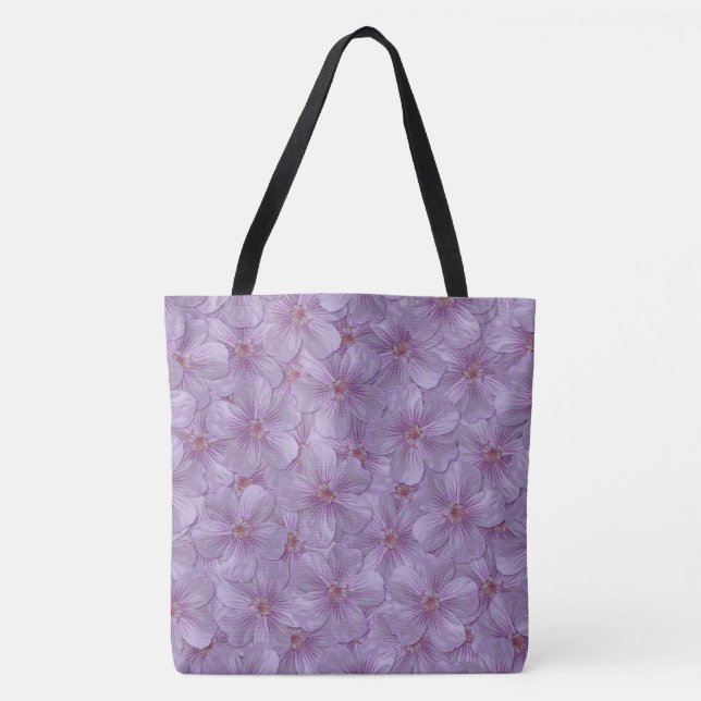 Pineywood Geranium Nahtloses Muster Tasche (Vorderseite)