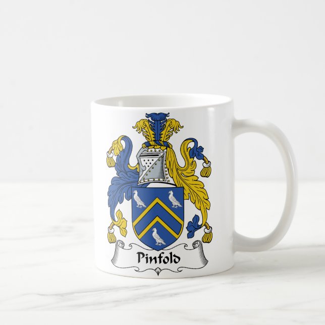Pinfold Familienwappen Kaffeetasse (Rechts)