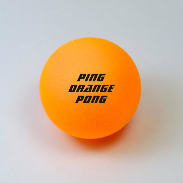 Ping Orange Pong Tischtennisball (Von Creator hochgeladen)