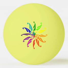 Ping Pong Ball - Blätter für das Farbrad Tischtennisball