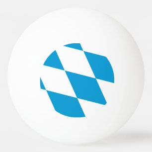 Ping Pong Ball mit der Flagge Bayerns, Deutschland Tischtennisball