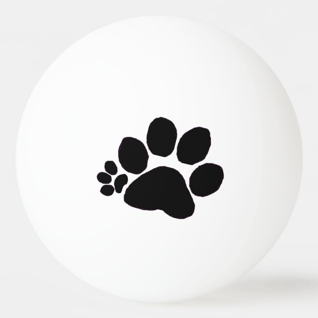 Ping Pong Ball - Polydactyldrucke Tischtennisball (Rückseite)