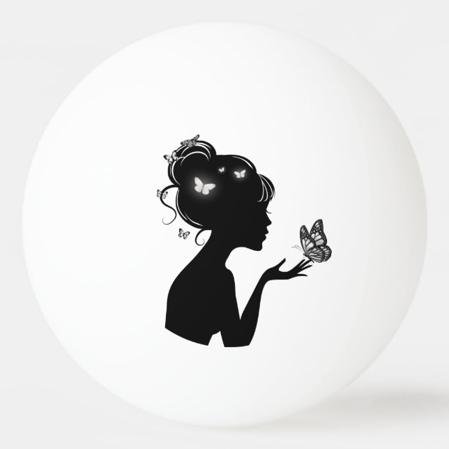 Ping-Pong-Ball Tischtennisball (Rückseite)