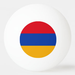 Ping Pong Balle de ping-pong au drapeau patriotique arménien