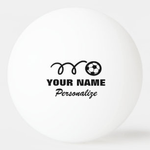 Ping Pong Balle de ping-pong avec logo de ballon de football