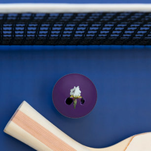 Ping Pong Balle de ping-pong Iris Violet et Blanc