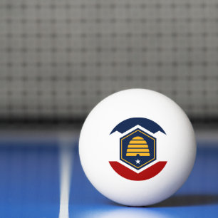 Ping Pong Balle de ping-pong patriotique avec le drapeau de