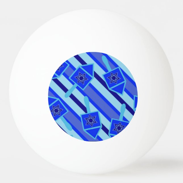 Ping Pong Balls for Chanukah - Match Table Tischtennisball (Vorderseite)