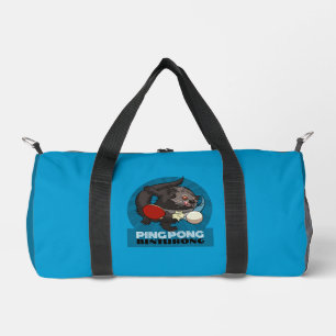 Ping Pong Binturong Tischtennis Spieler Bearcat Duffle Bag