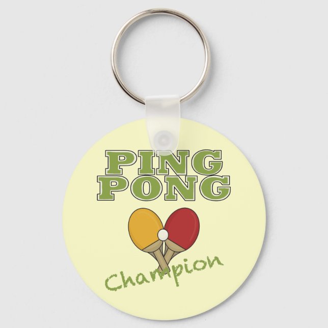 Ping Pong Champion Schlüsselanhänger (Vorderseite)