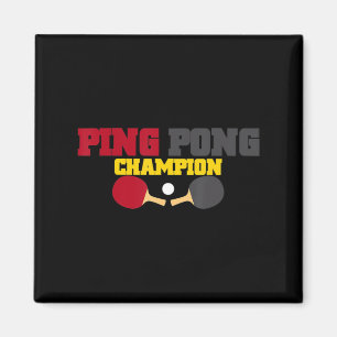 Ping Pong Champion Spaß Niedlich Tischtennis Gesch Magnet