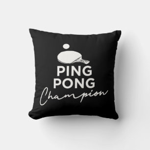 Ping Pong Champion Tischtennis Kissen