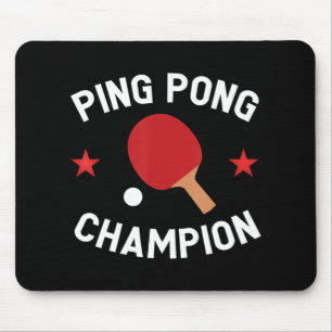 Ping Pong Champion Tischtennis Lover Geschenk Mousepad
