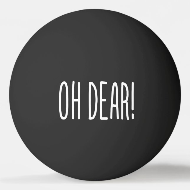 PING PONG CHER ! BALLE DE PING-PONG (Devant)