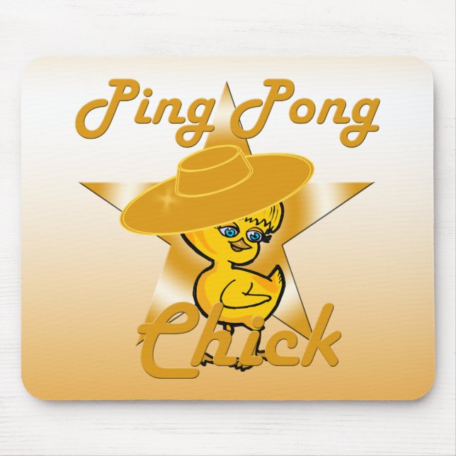 Ping Pong Chick #10 Mousepad (Vorne)