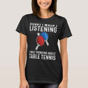 Ping Pong Designs für Männer Frauen Tischtennis Pl T-Shirt
