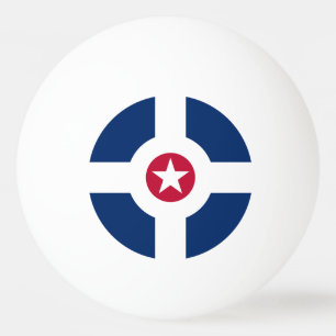 Ping Pong Drapeau d'Indianapolis, Indiana Balle de ping-pong