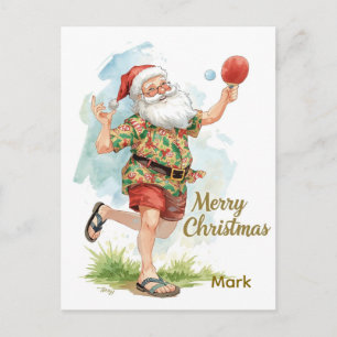 Ping Pong Frohe Weihnachten mit dem Weihnachtsman